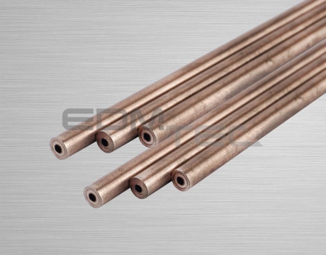 Tungsten copper tube electrodes single channel Eroding accessories