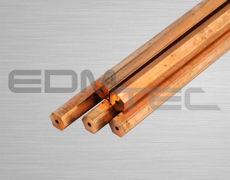 Copper electrode hexagon Eroding accessories EDMTEC oHG