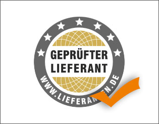 Wir sind geprüfter Lieferant !