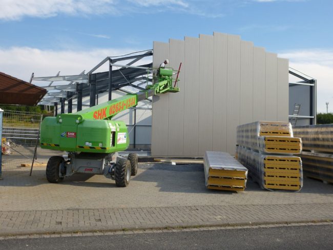 Construction of the new building