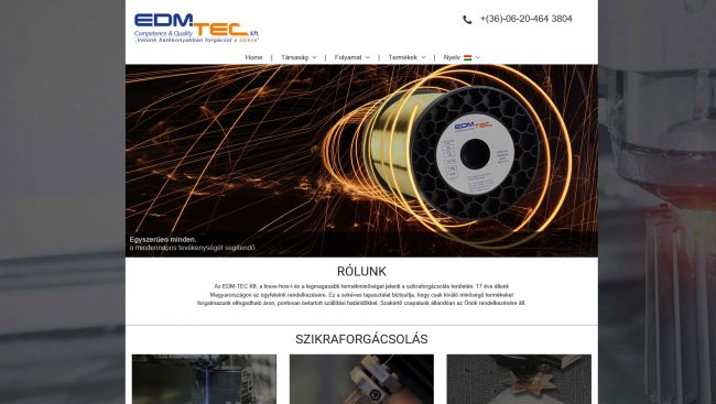 EDM-TEC Hungary – New Website !